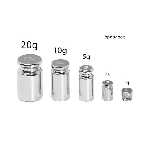 5pcs calibration scale - scale, weights