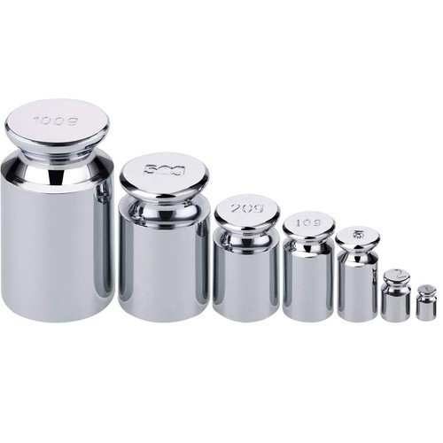 Compact pcs scale weight set - 7,