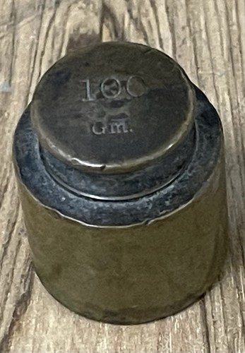 Brass 100gm balance weight - 100gm,